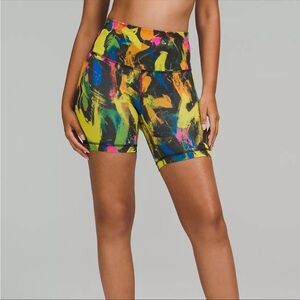 Lululemon Wunder Train High Rise Short In Undertone Black Multi NWT Size 0